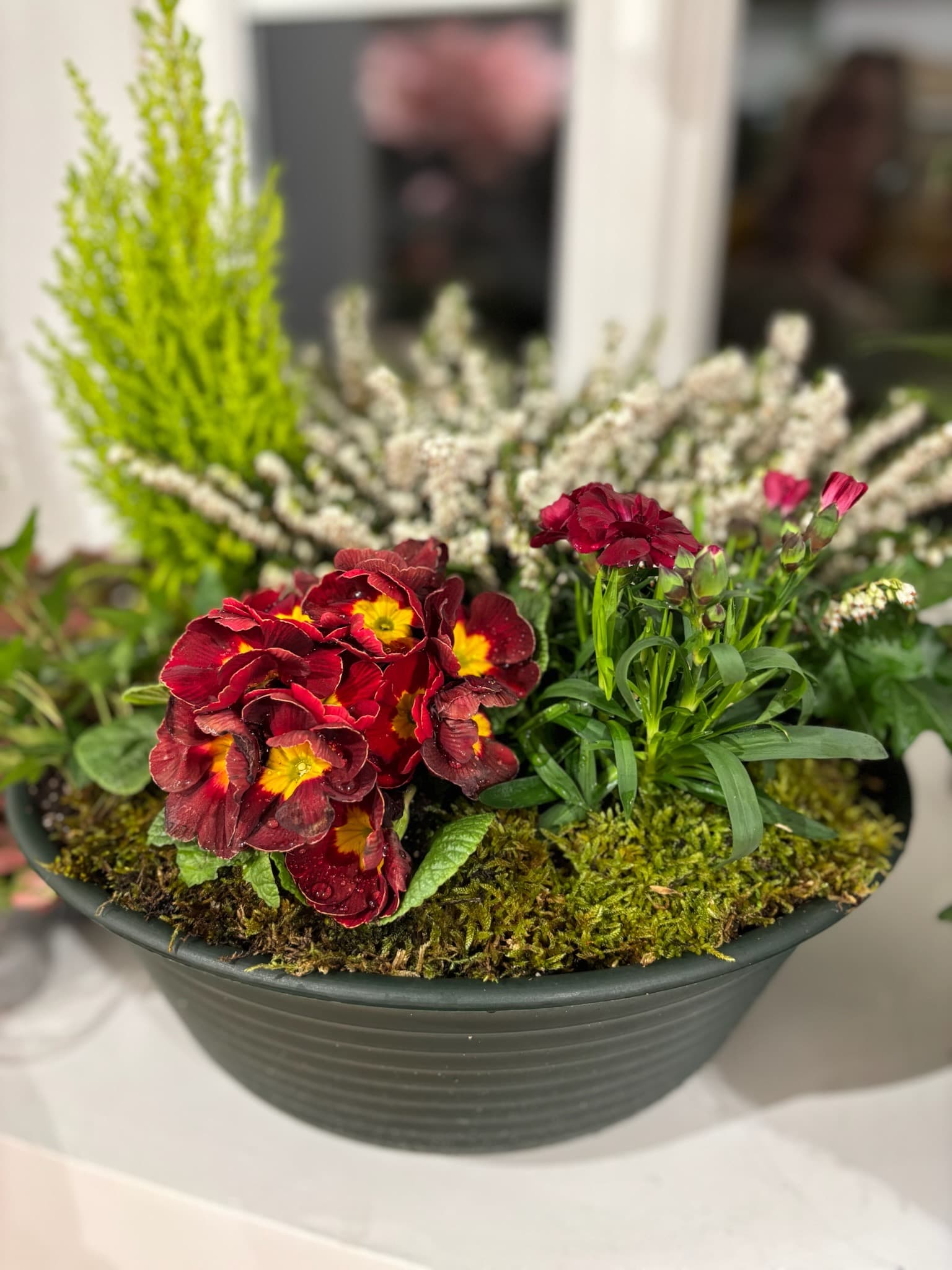 Coussin floral
